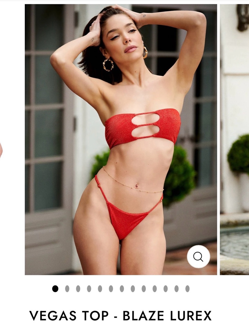 JMP the label Vegas bikini in blaze